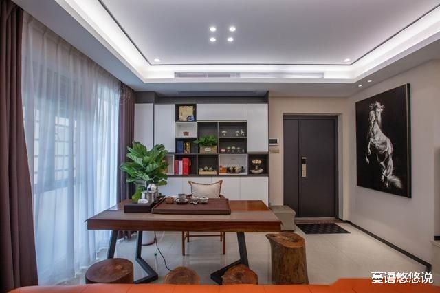 |邻居家128平米的三居室，仅仅用了12万元，就完成了装修，如此划算