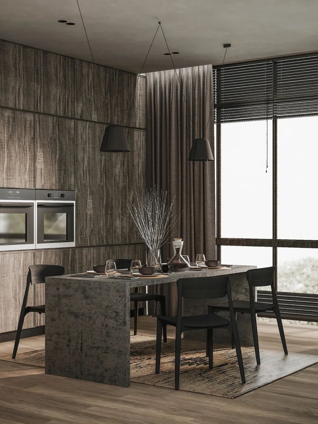 「」自然系原木，才是家居空间真正的百搭之王！不同搭配出不同的气质