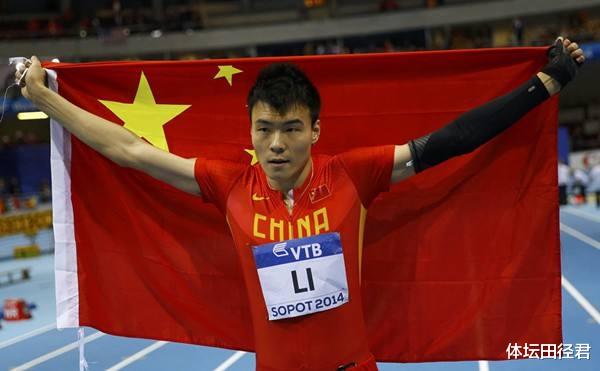 「跳远」他是中国田径跳远手套哥，和苏炳添同年出生，8米47破十七年纪录