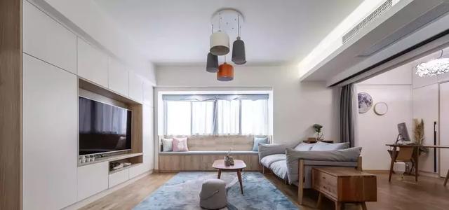 |117㎡北欧风装修，客餐厅打通后，没想到效果却是这么棒！