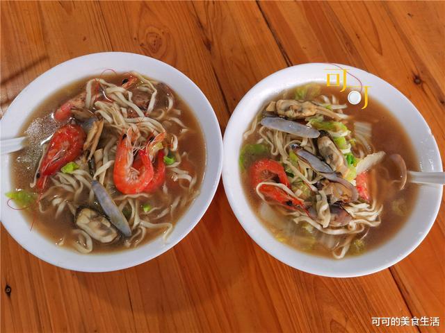 鸡蛋面|象山东旦村吃25元一碗的海鲜面当早餐，你说贵还是不贵？