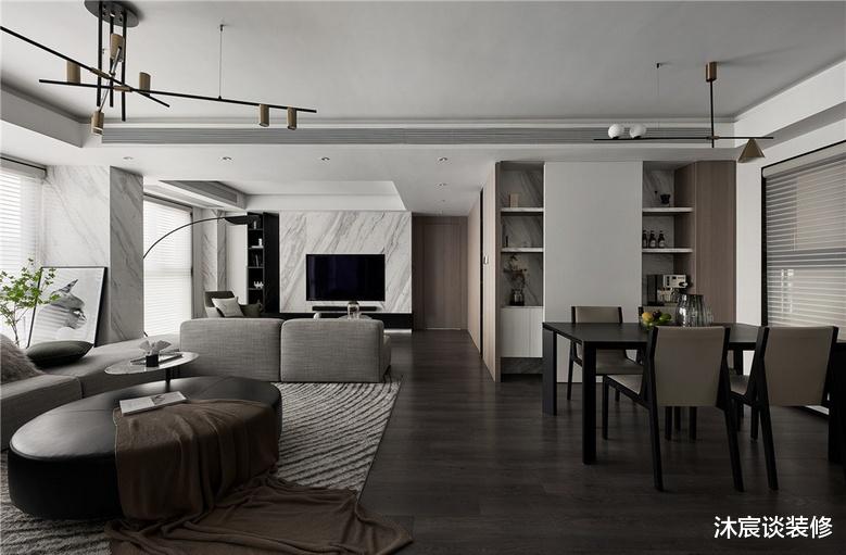 |走进她家，才知现代黑白灰如此经典，室内简约温馨，到处纤纤不染