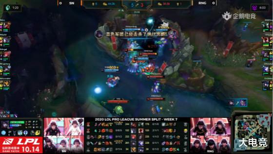 标致雪铁龙|LOL-LPL：Bin杰斯对位单杀输出拉满，SN三局苦战2: 1战胜RNG