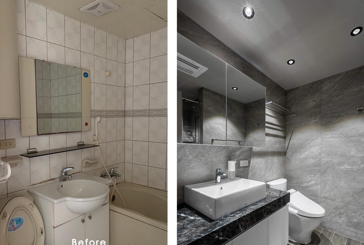 混搭|30年老宅翻新,99㎡,石与木的完美混搭,一家四口的幸福生活!