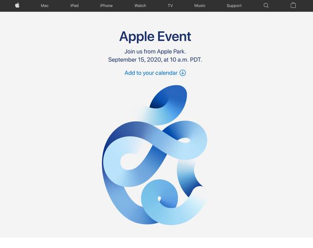 高盛|2020苹果秋季发布会正式官宣：北京时间9月16日凌晨1点