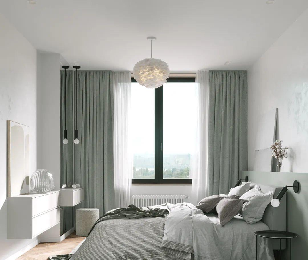 |配色和布局都无可挑剔，进门就让人神清气爽，小户型照着装准没错