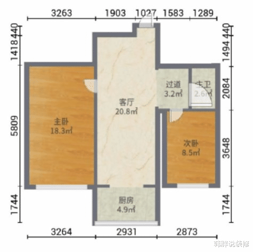 ▲62㎡精装两居室，第一次见这么美的小户型，相信你也会爱上它