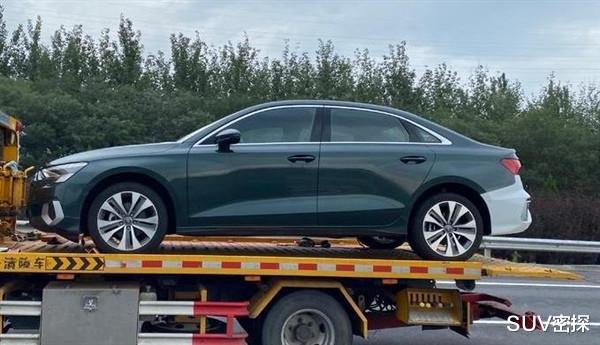 奥迪A3|三厢国产新奥迪A3实车现身，海外科技风内饰，会有板悬吗？