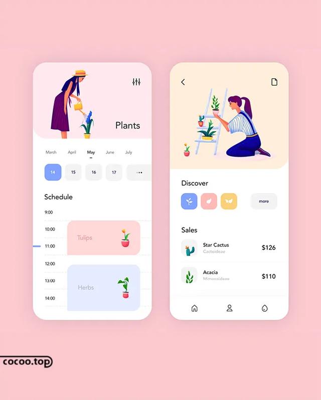 iqoo|APP界面中的插画风格！