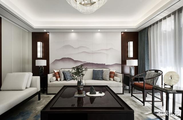 ##有钱人才装新中式？看了他300㎡的家，我信了！