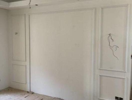 ▲电视墙不流行贴瓷砖大理石了，聪明人都这样设计，档次高又省钱