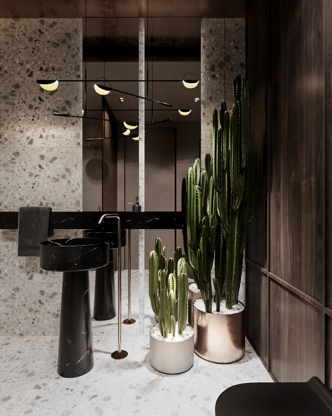 |高级灰+轻奢，120㎡现代私宅