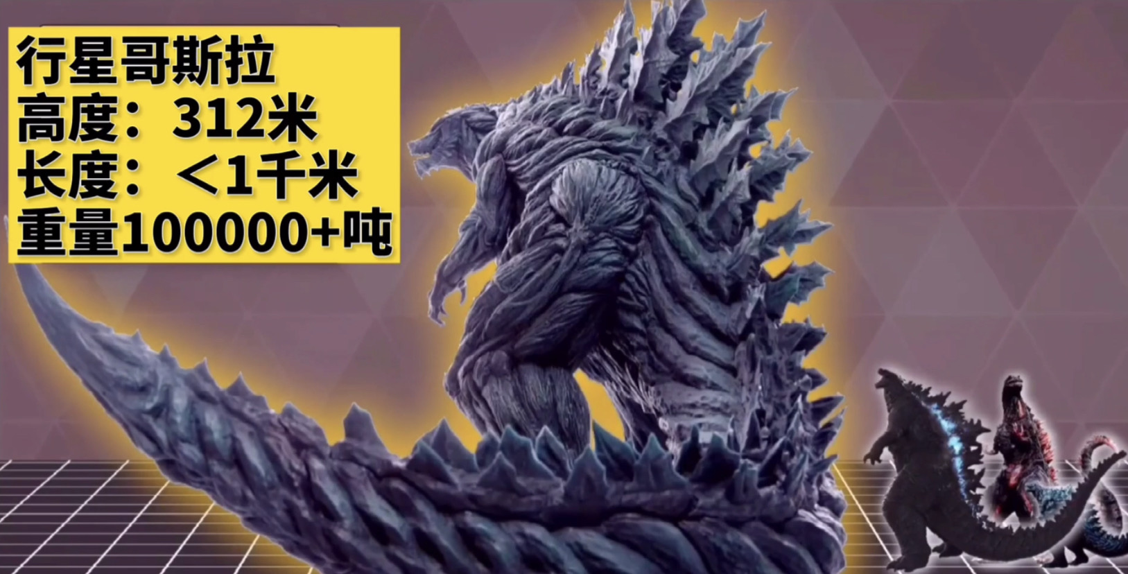 电影|行星怪兽300米，盘点历代哥斯拉尺寸，从诞生到2021哥斯拉大战金刚