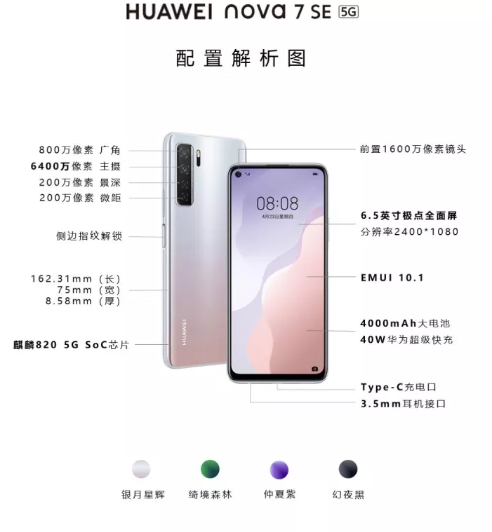 nova7|小姐姐们必备，高颜值的华为nova 7必须榜上有名