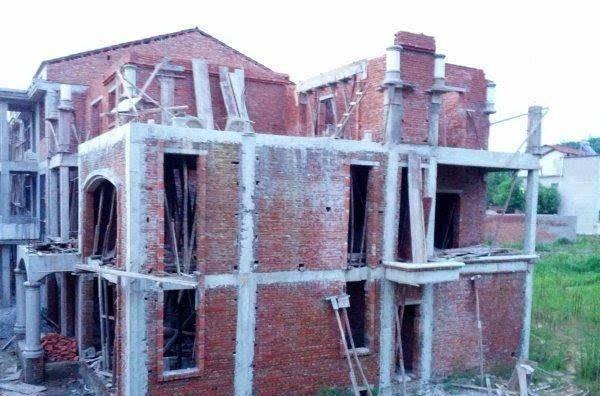 村里首富盖别墅过程全记录, 真的太豪气了