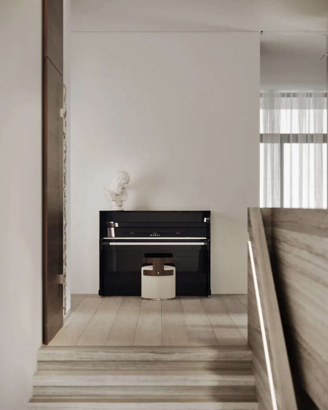 |400㎡独栋别墅,极简格调下的东方禅意