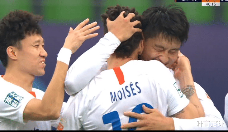 山东鲁能|中超刺激23分钟：0-3到3-3，张外龙激动跪地！鲁能被打懵了