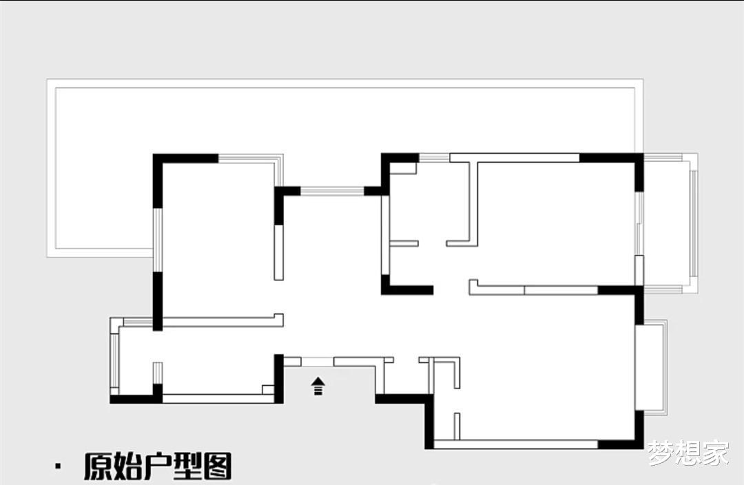 |鸡肋格局拆掉重改,卧室客厅互换,卫生间一分为二还多个小客厅!