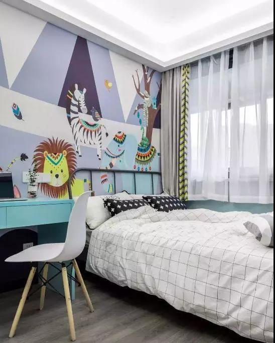 『』100平米的简欧风新房完工，冰箱融入玄关超实用，设计感超强