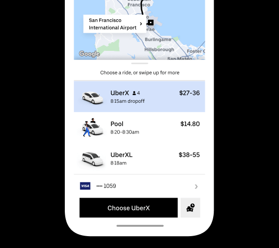 为了遵守新的零工经济法，优步正在对其在加州的应用程序做出改变
