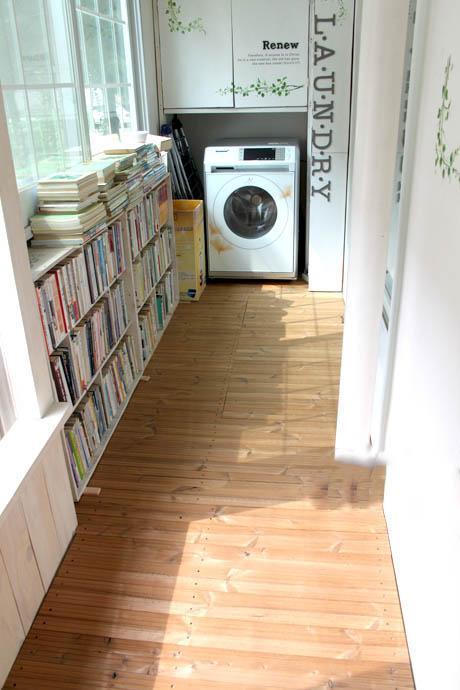 地板|不放过地面1平米，阳台加高杂物全藏脚下，堪称小户型收纳神器！