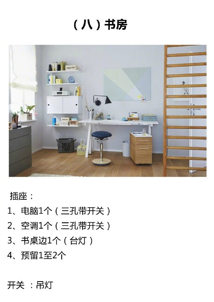 空调|开关插座布置表：以下这些一个都不能少，装修时一定要注意!