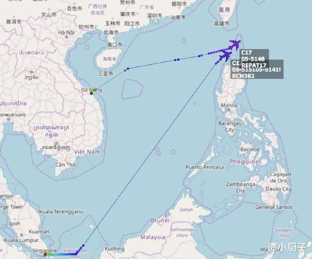 日本▲美2架C17运输机行踪诡异，频繁来往越南和日本，俄提醒：来者不善