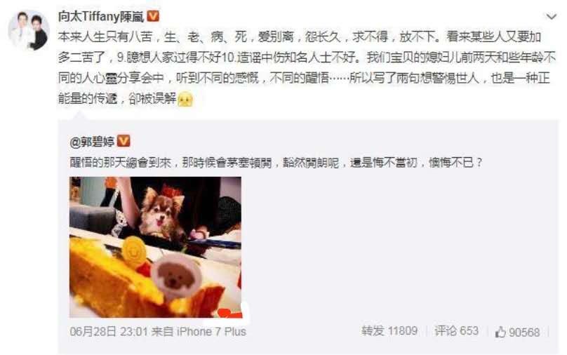 郭碧婷|?豪门婚变?郭碧婷深夜清空向佐动态,婆婆屡次插手被指内心戏太多