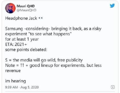 英伟达|三星S21系列再次曝光，将回归耳机孔，采用加强版1亿主摄放弃ToF