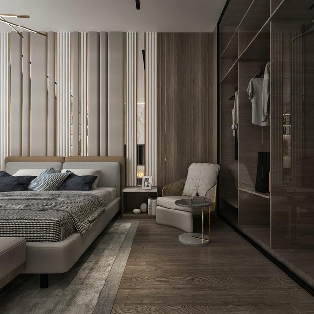 []现代极简风家庭装修案例赏析——品味与质感共存