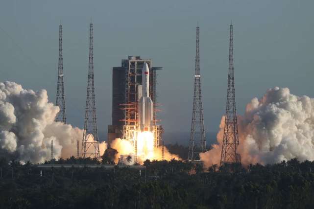 #运载火箭#撕裂空气声响彻云霄!长征5B运载火箭首发成功,载荷体顺利入轨