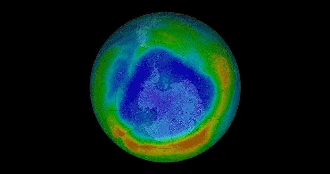 「北极」北极臭氧空洞修复，地球正在重启，人类请觉醒吧！