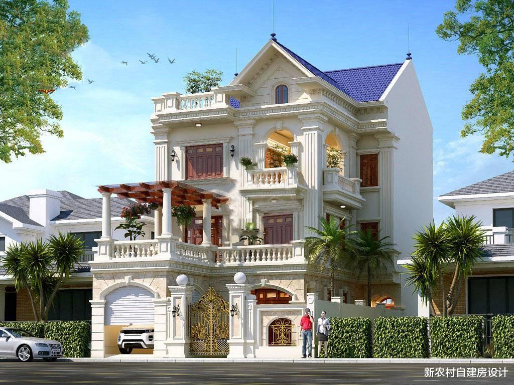 ▲8栋三层欧式别墅，绝对是顶级水平，为何这么多人喜欢第二栋