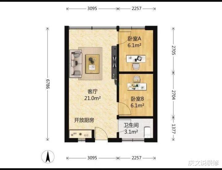 『』35平米的小户型全能改造，一家5口住下不成问题