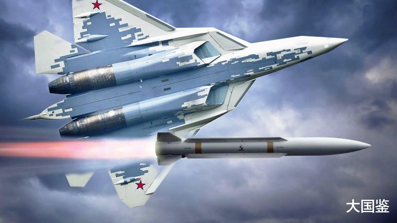 #苏-57战斗机#新一代隐形战机突破，成功反超美军五代机，开足马力量产上百架