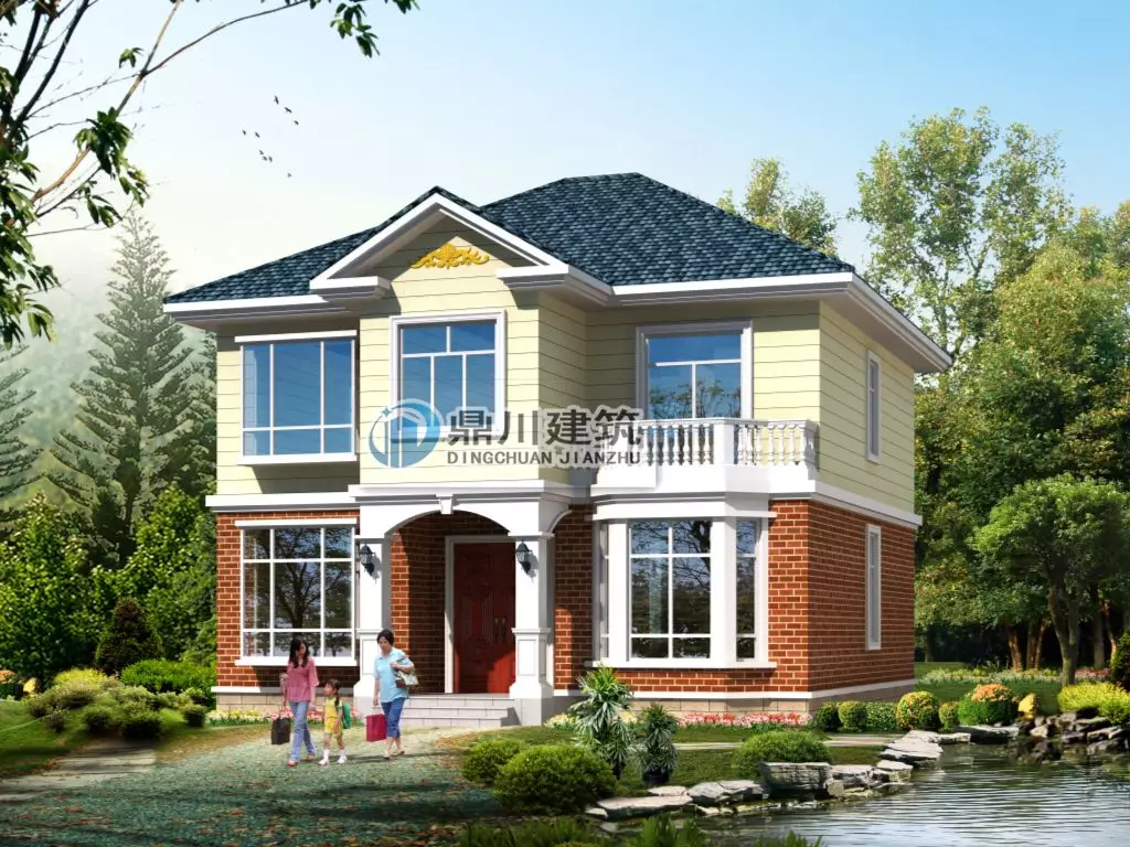 『』10×11米二层小别墅，施工方便，造价不贵，建回乡下让父母长面子