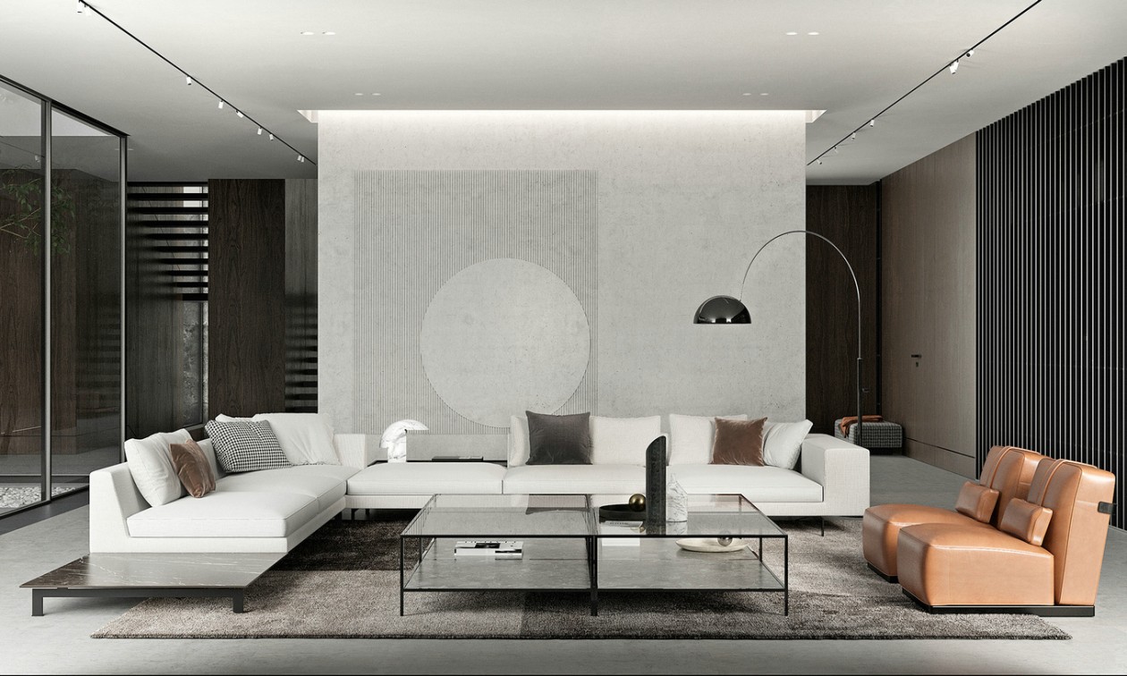 「」极简现代风室内设计赏析——大气与优雅并存