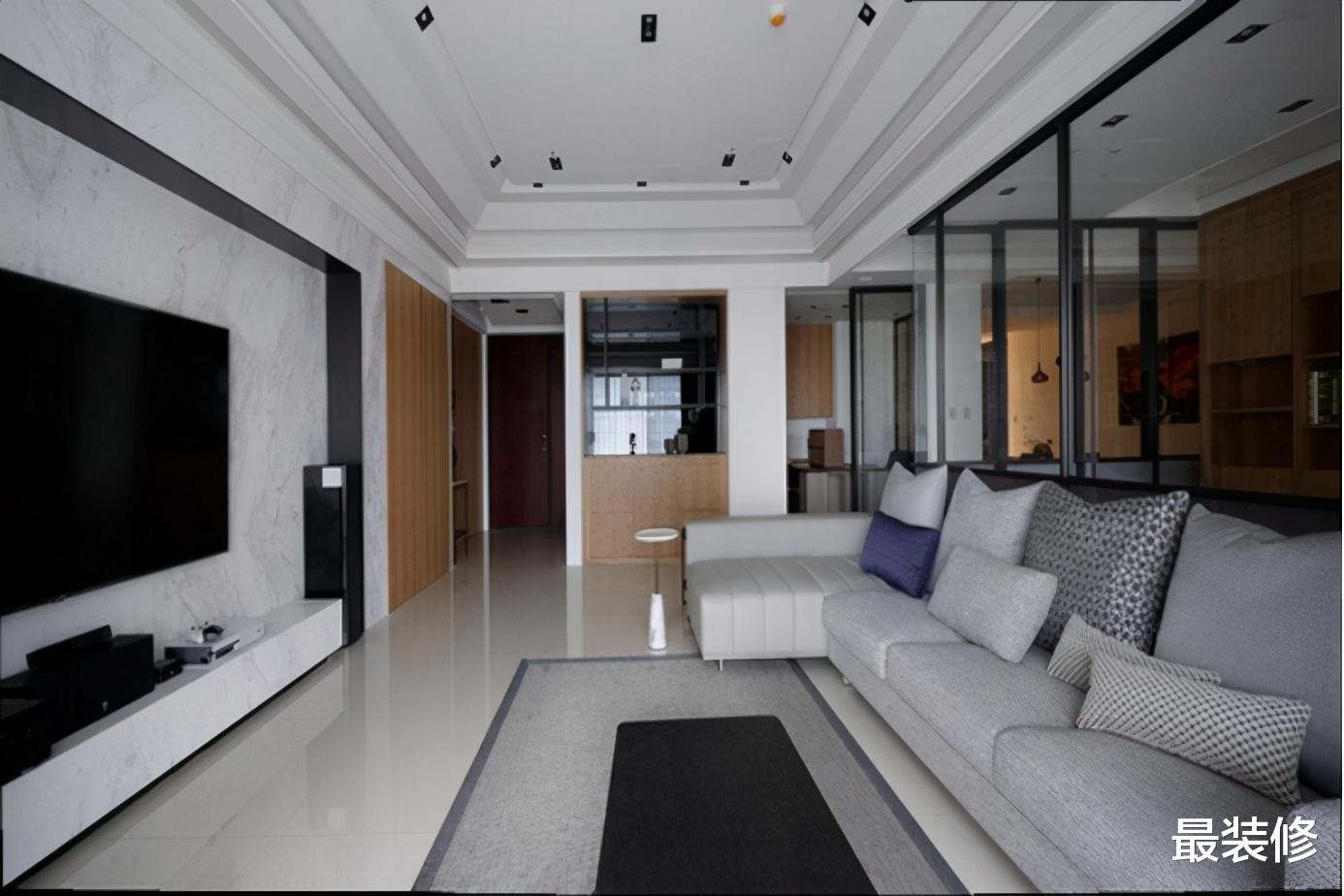 |330平极简风大平层，实用主义“巅峰”，玻璃代替墙，线条点缀家