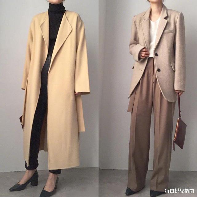 穿衣搭配|秋季纯色系通勤风穿搭示范，简约优雅又不失高级感，照着穿准美