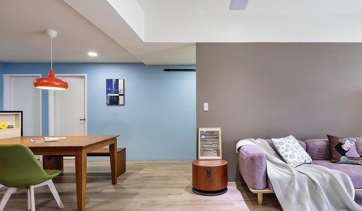 |她家的配色看起来也太干净了！120㎡，柜子和墙面简直是灵魂之笔！