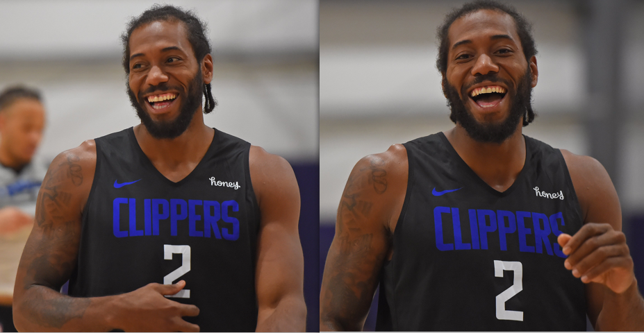 科怀·伦纳德|29岁伦纳德真实面貌曝光，头发乱糟糟，多次咧嘴大笑已笑成二傻子