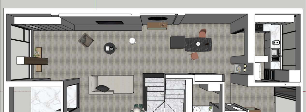 |220㎡联排别墅，前后2院子最美不过新中式，土豪拿钱砸不出的高档