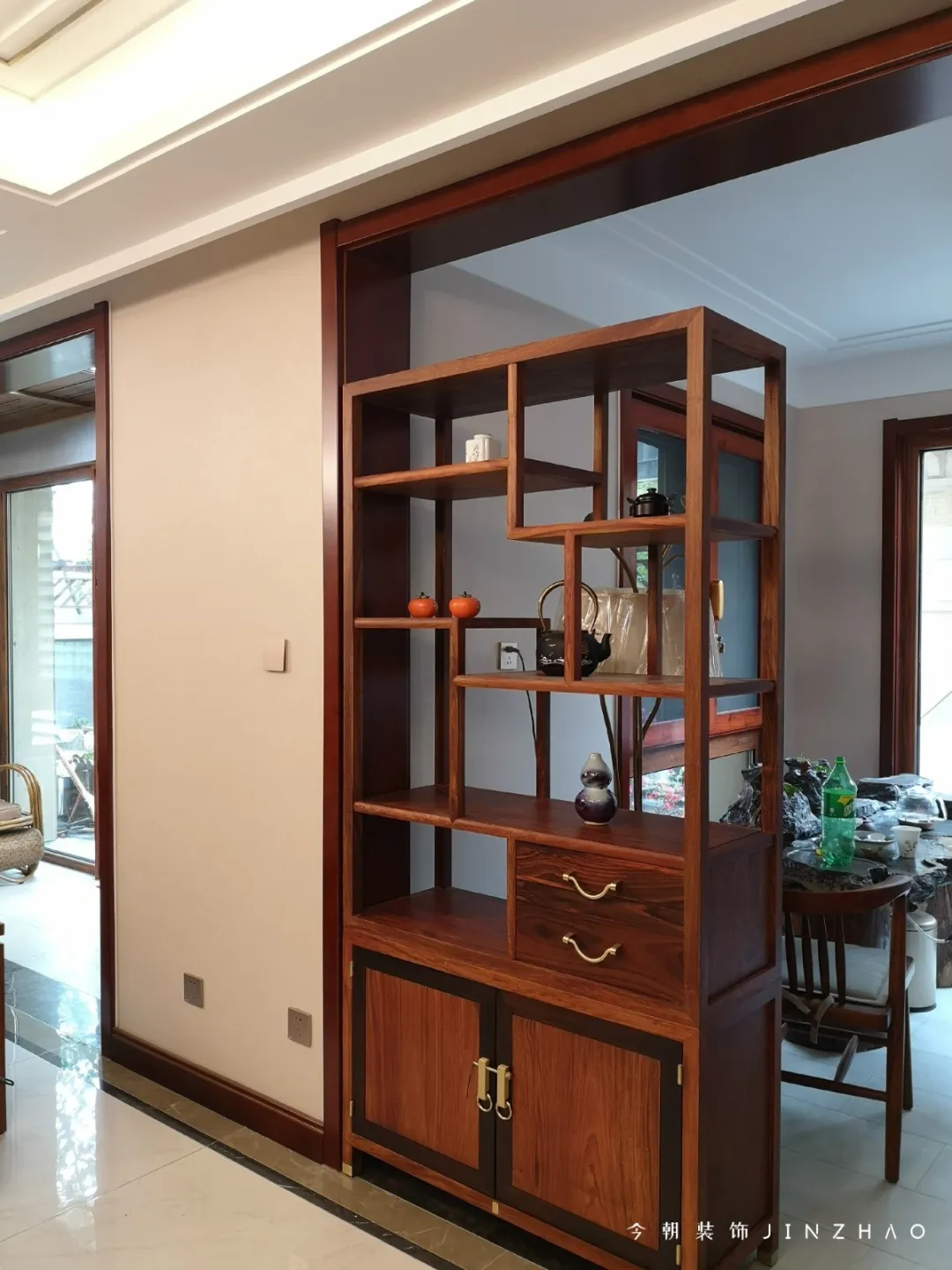 天山@【完工实拍】天山熙湖260平新中式风格，让设计与家完美结合！