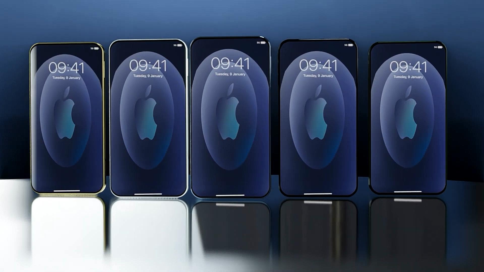 iphone12|iPhone13Pro概念图：无刘海直面屏砍掉充电接口，这才叫十三香