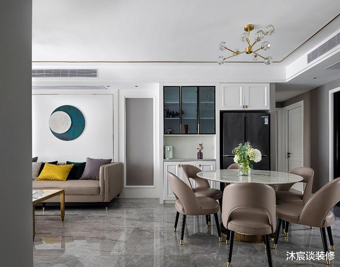 |美式轻奢风到底有多精致，参观完她家后，确实很漂亮，低调又奢华