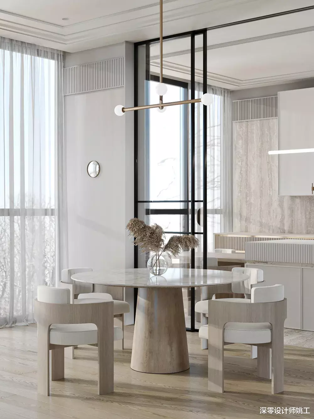 |清楚了吧，没有线条的美学装饰，你家砸再多钱都高级不起来