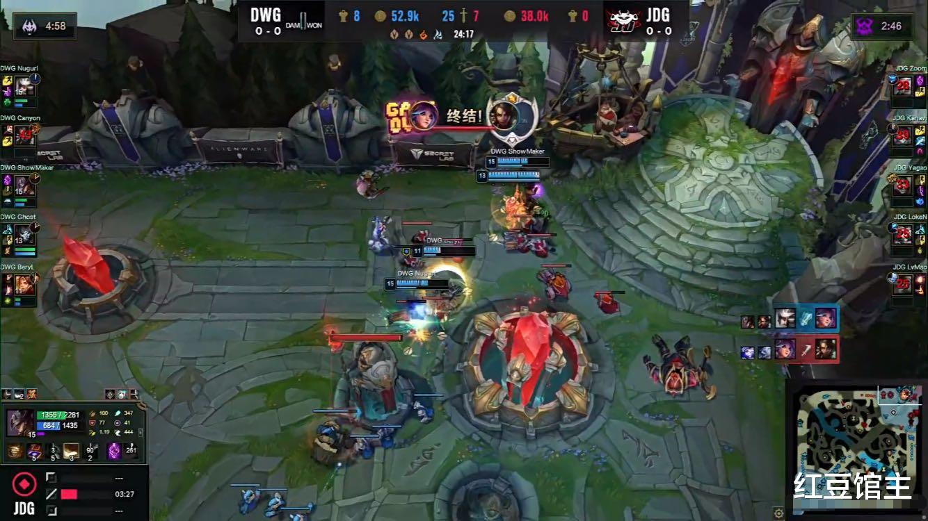 jdg|LPL噩梦重现被DWG羞辱！JDG首战惨遭玲珑塔BP不想赢，解说看不下去