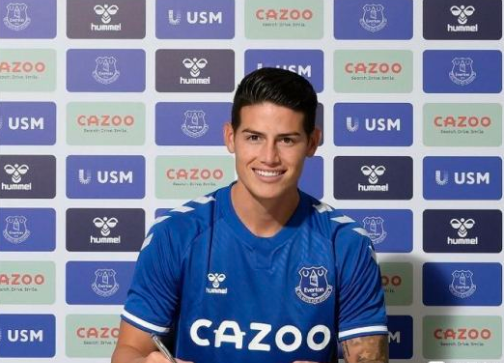 埃弗顿|9月8日足坛转会汇总，埃弗顿2500万签J罗，曼联卖8人筹钱