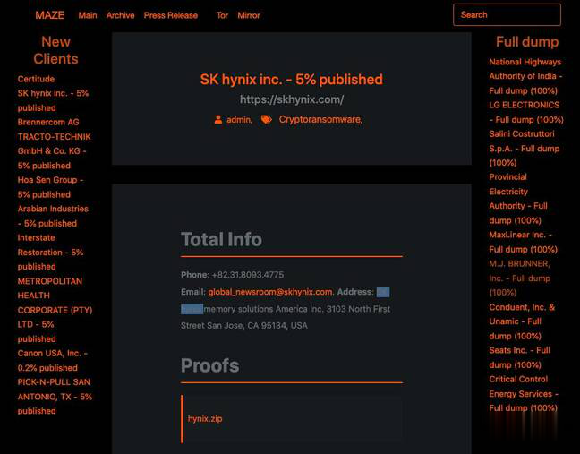 iphone12|闪存巨头SK Hynix遭勒索软件攻击