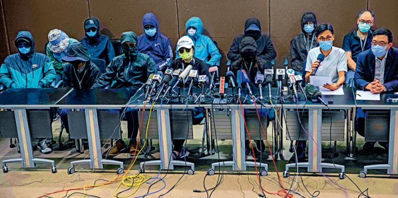 海外网|戏太假! \＂揽炒派\＂伙同涉嫌偷渡乱港分子\＂家属\＂开记者会卖惨